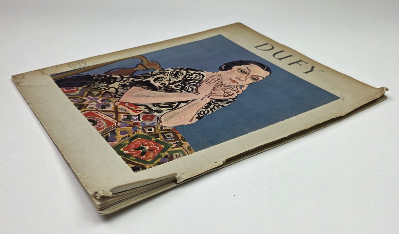 Antique Raoul Dufy 1954 Paperback Portfolio Ed. w/ 9 Tipped In Prints Paintings