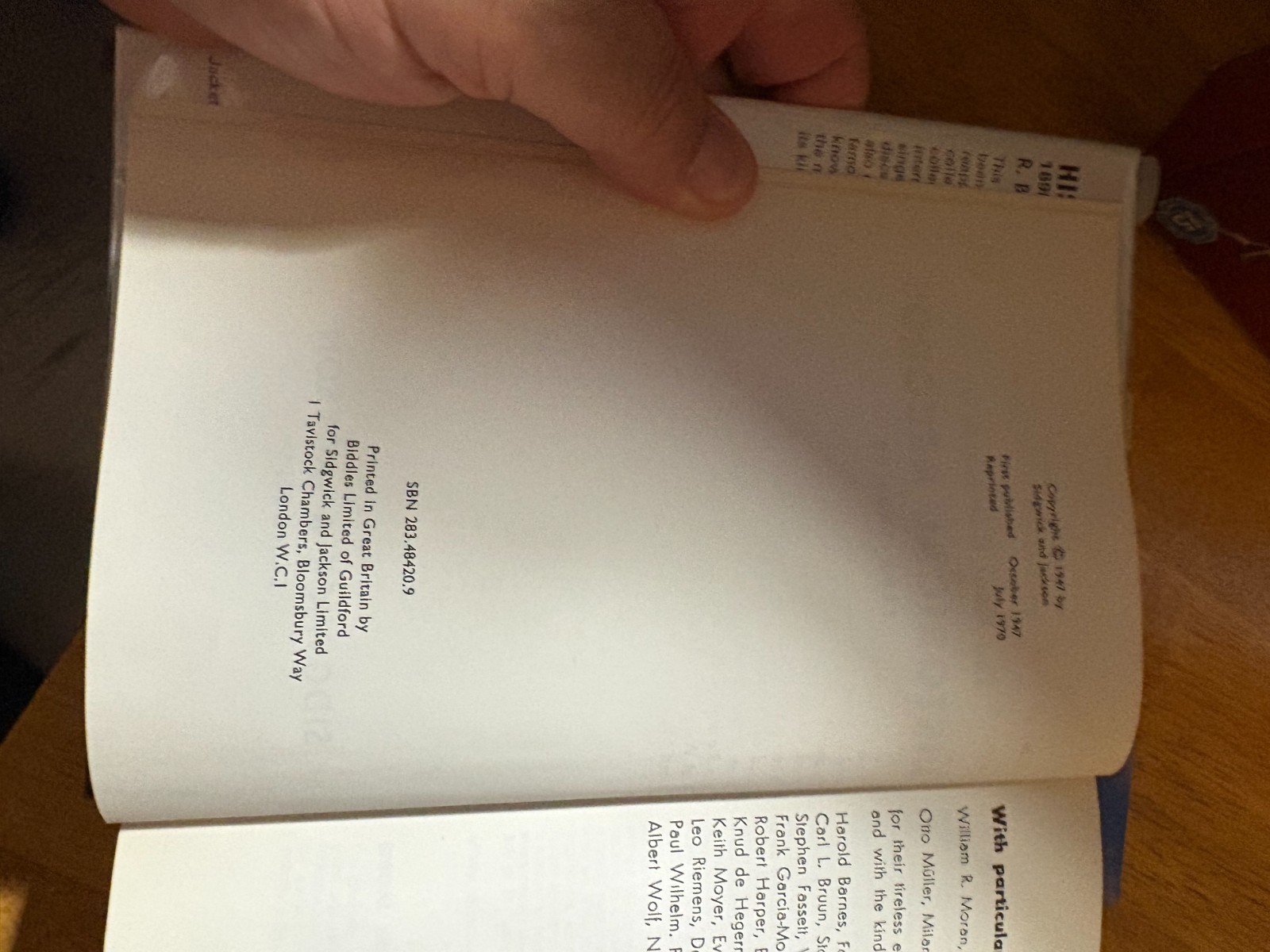 ROBERTO BAUER Historical Records 1898-1909 (Reprint 1970)