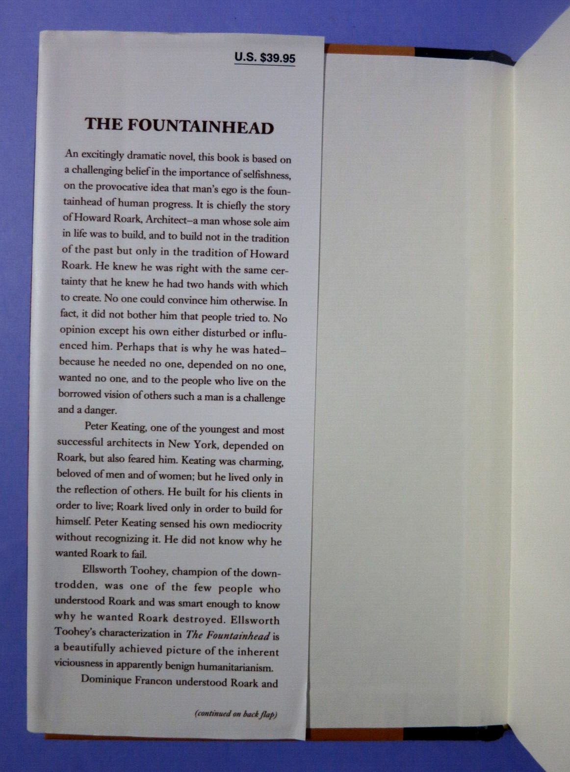The Fountainhead by Ayn Rand Centennial Edition HCDJ