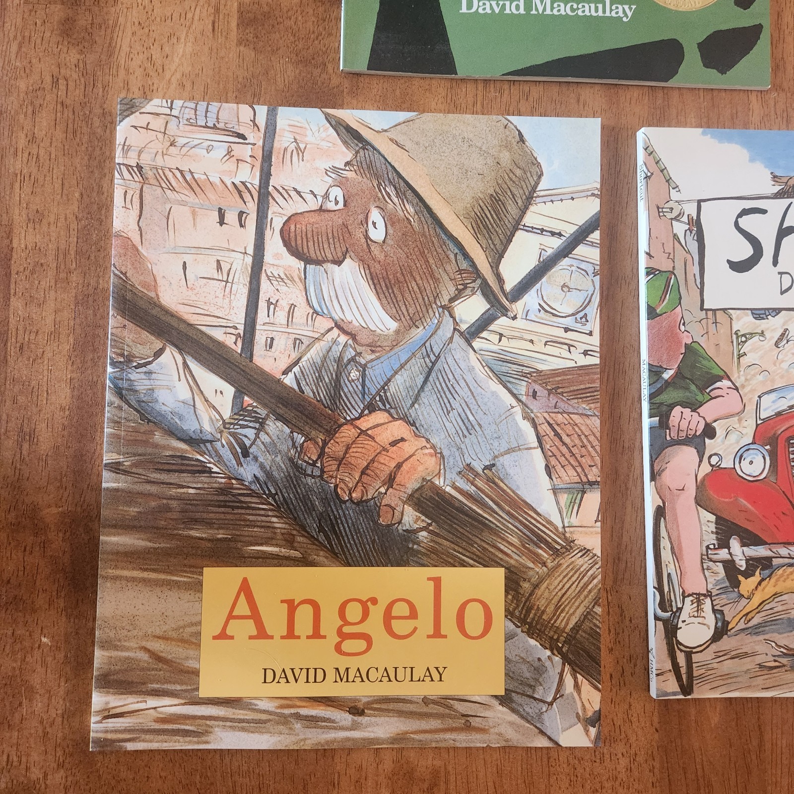 David Macaulay Lot of 3 Angelo – Shortcut – Black and White – Like NEW