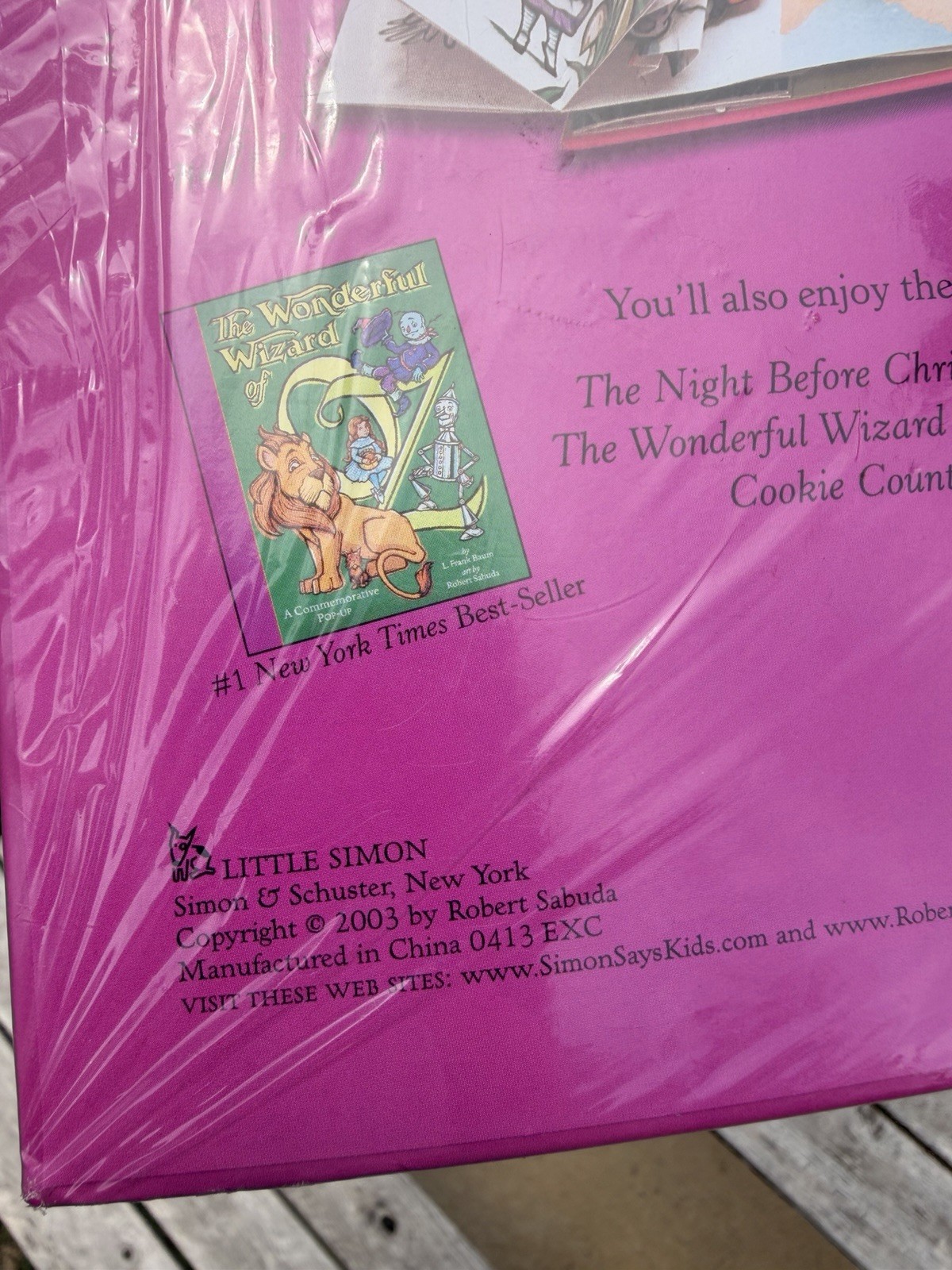 Alice’s Adventures in Wonderland Robert Sabuda Pop Up Book New Sealed 2003