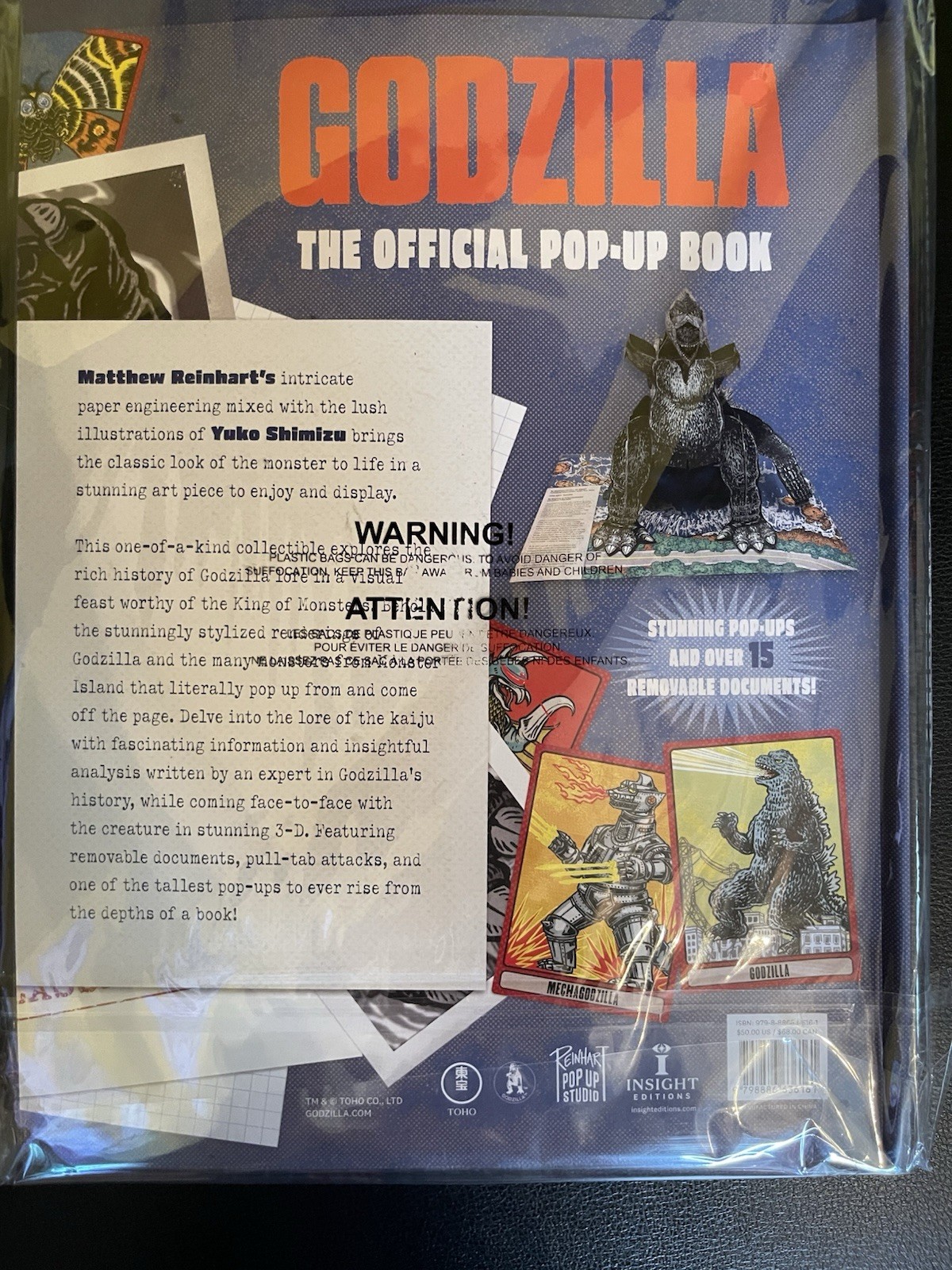 Godzilla: The Official Pop-Up Book by Matthew Reinhart New