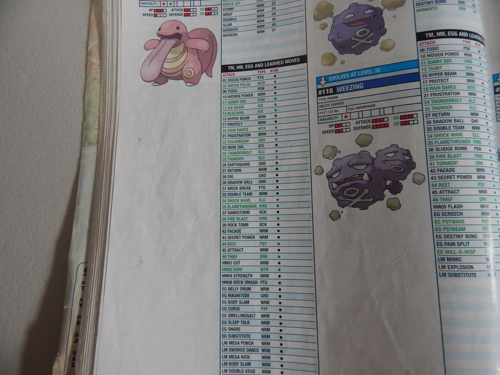 Official Nintendo POKEMON FireRed LeafGreen Strategy Guide GBA with COMBAT CHART