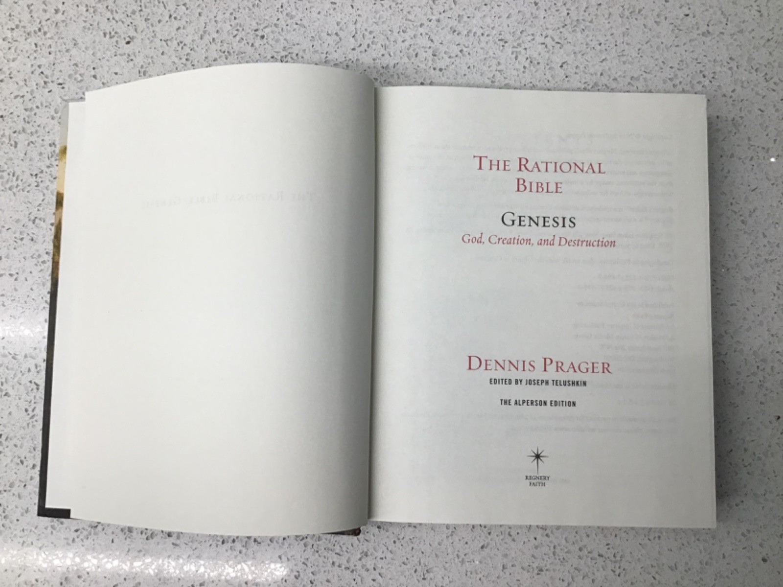 The Rational Bible by Dennis Prager Genesis, Exodus & Deuteronomy