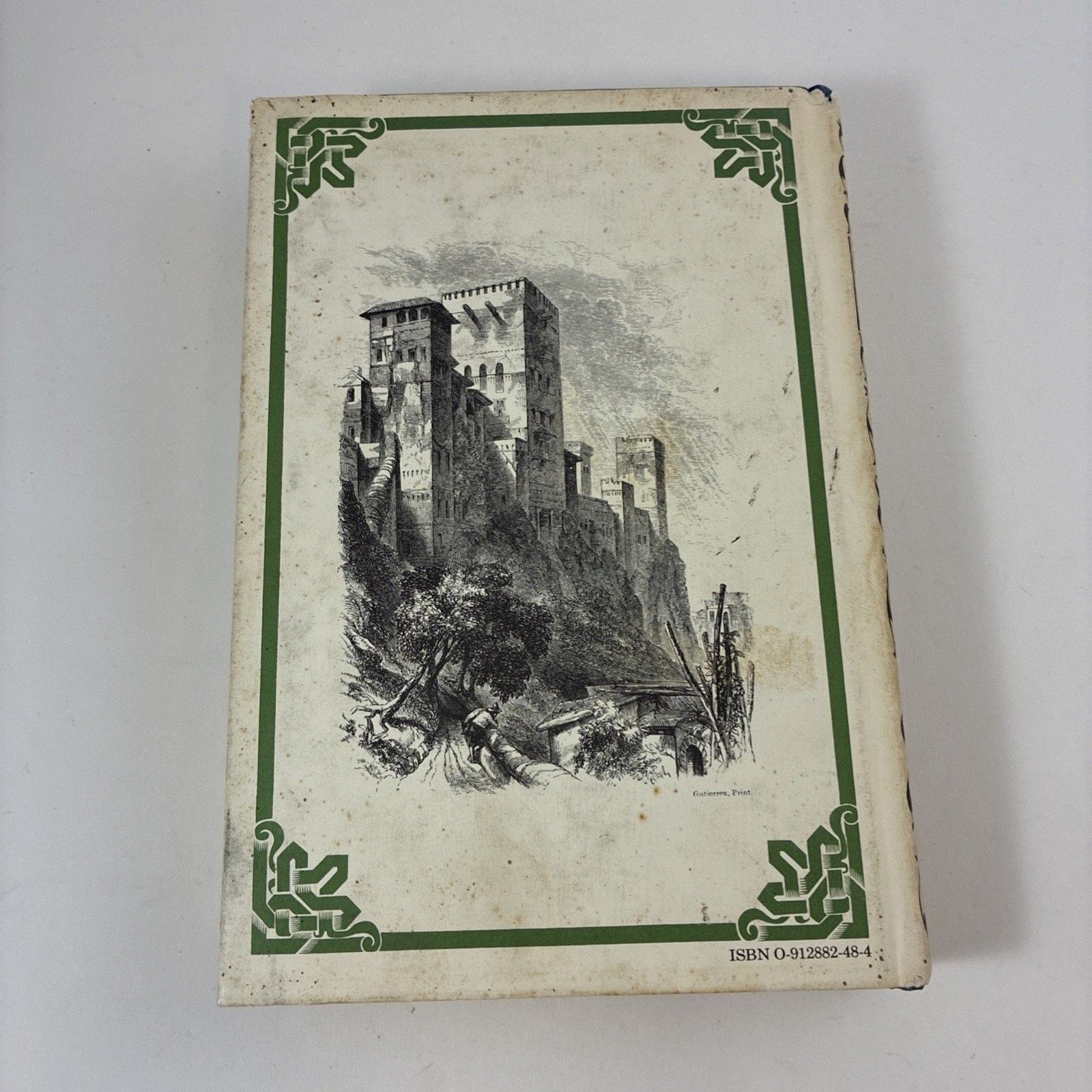 THE ALHAMBRA Washington Irving Sleepy Hollow Press Facsimile 1982 HCDJ 1st Print