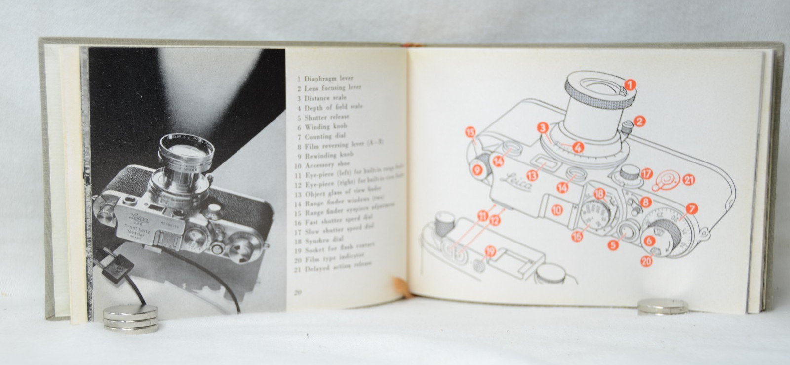 Pocket Leica Book by Kisselbach c1952, 2nd Ed, Hardbound. 223 pages in English