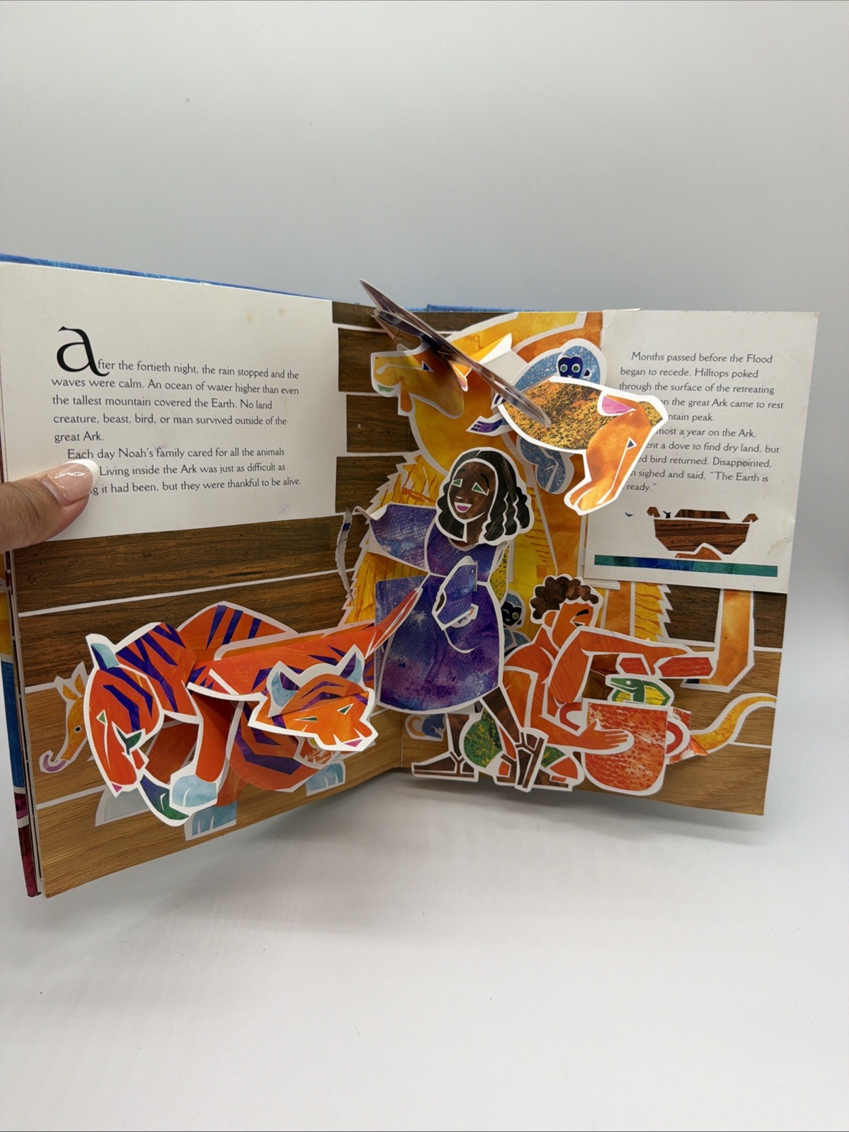 The Ark Pop Up Book by Matthew Reinhart, Animals Bible Story Good Condition A7
