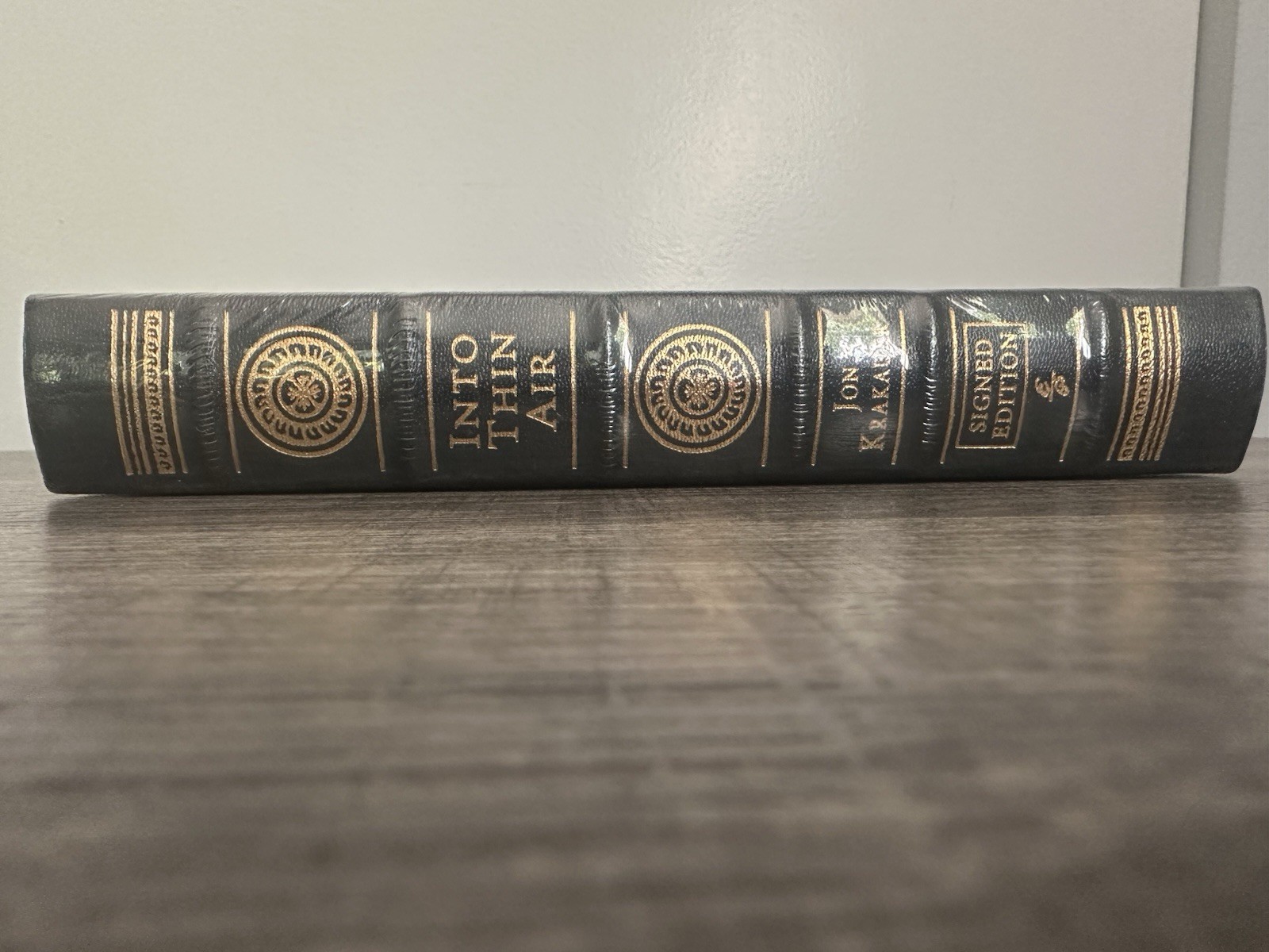 Into Thin Air Jon Krakauer Sealed, Signed, Edition Hardcover Nonfiction