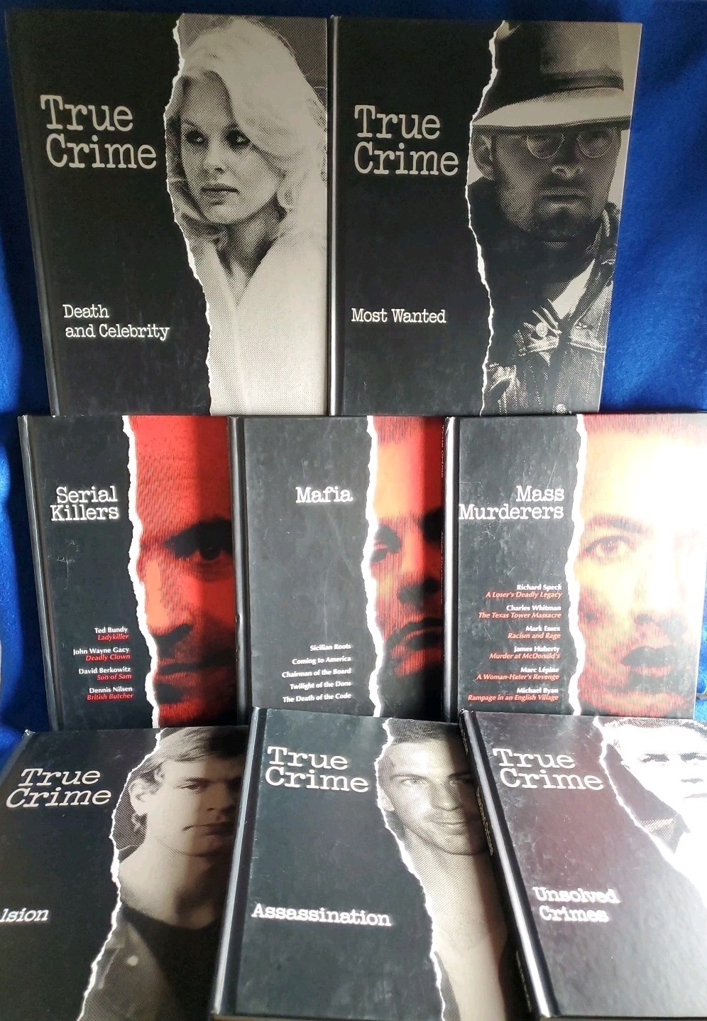 True Crime Time Life Books Lot of 8 Hardcover Serial Killers Mafia Murder