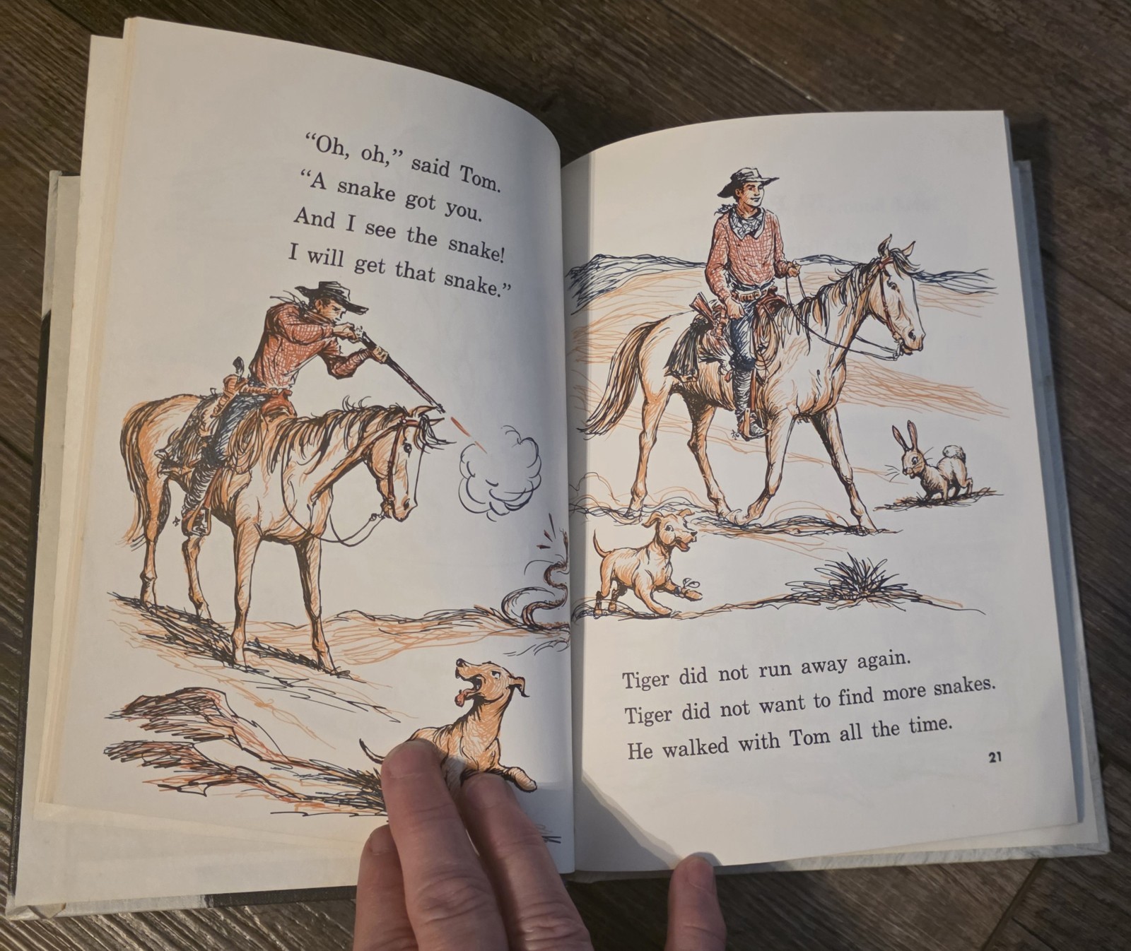 Vtg Tom Logan Series Cattle Drive Edna Walker Chandler Benefic Press 1966