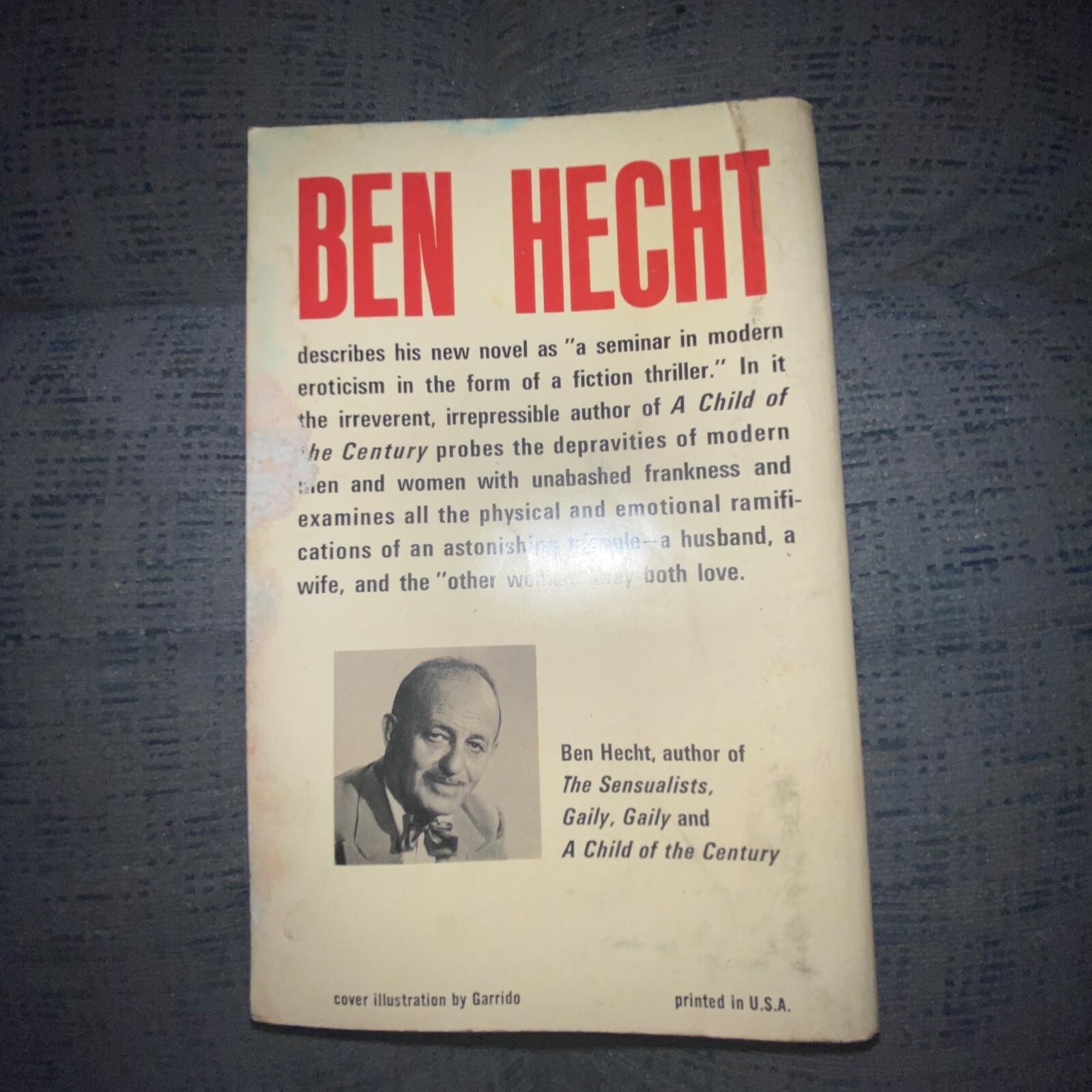 The Sensualists by Ben Hecht 1964 1st Dell Paperback Print Pulp Fiction