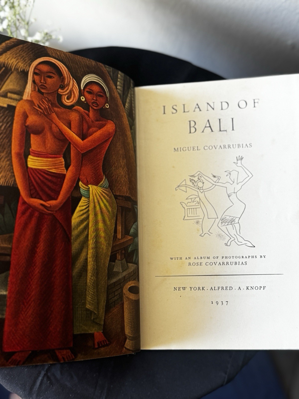 1937 Island of Bali Miguel Covarrubias 1st Edition Knopf Borzoi Hardcover