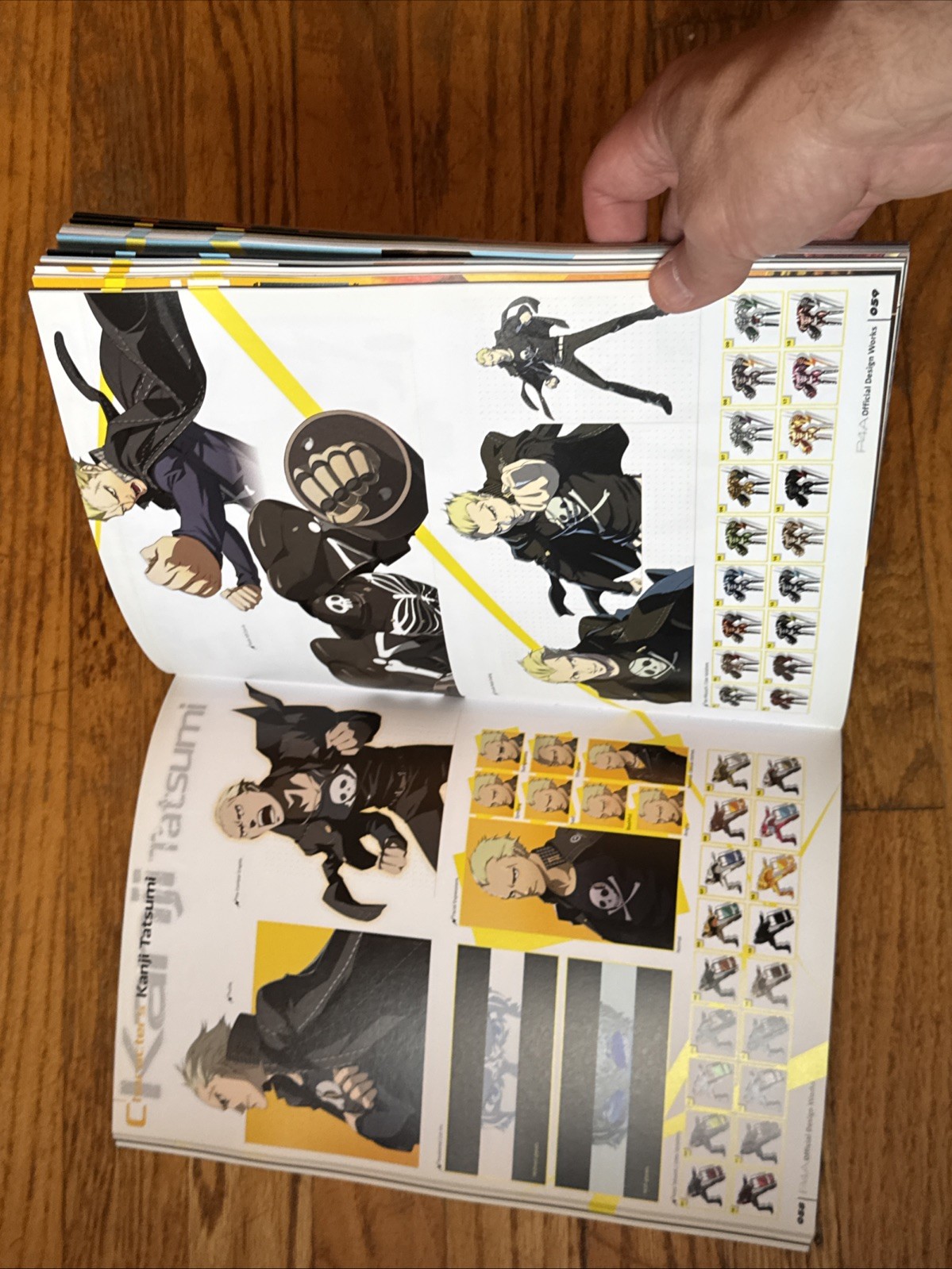 P4A Persona 4 Arena Official Design Works Video Game Art Book English US Seller