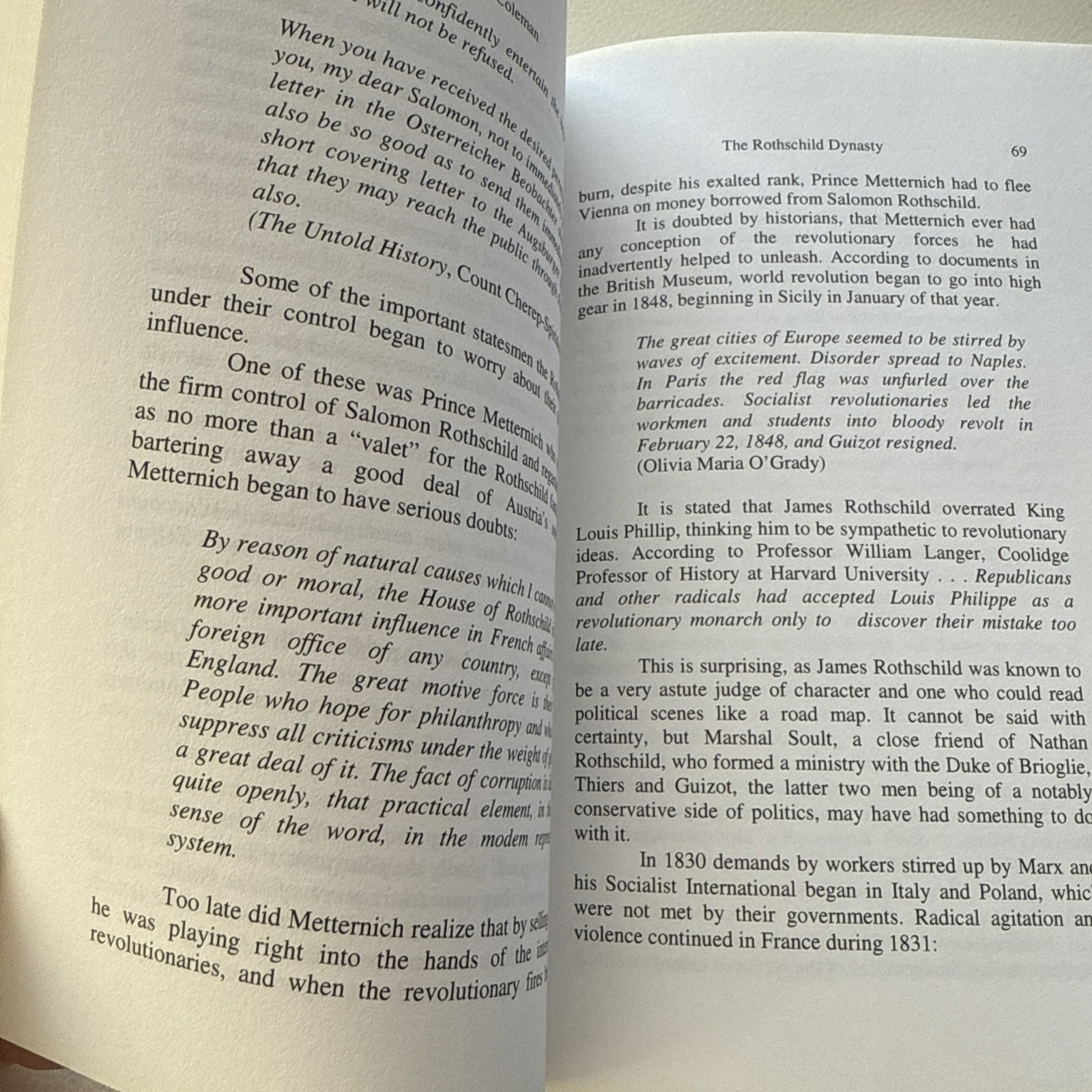 Like New !The Rothschild Dynasty By Dr. John Coleman (2006) Paper Back