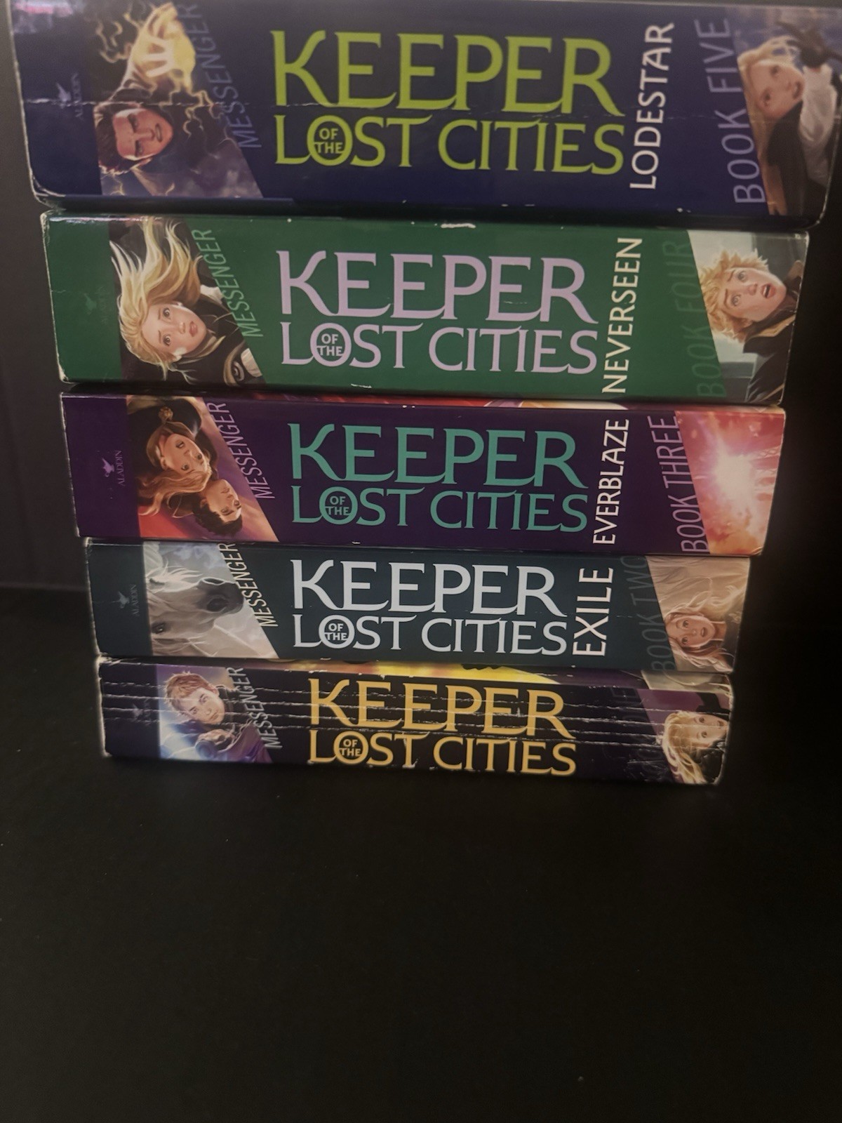 Keeper of the Lost Cities Books 1-5 By Shannon Messenger Paperback 1, 2, 3, 4, 5