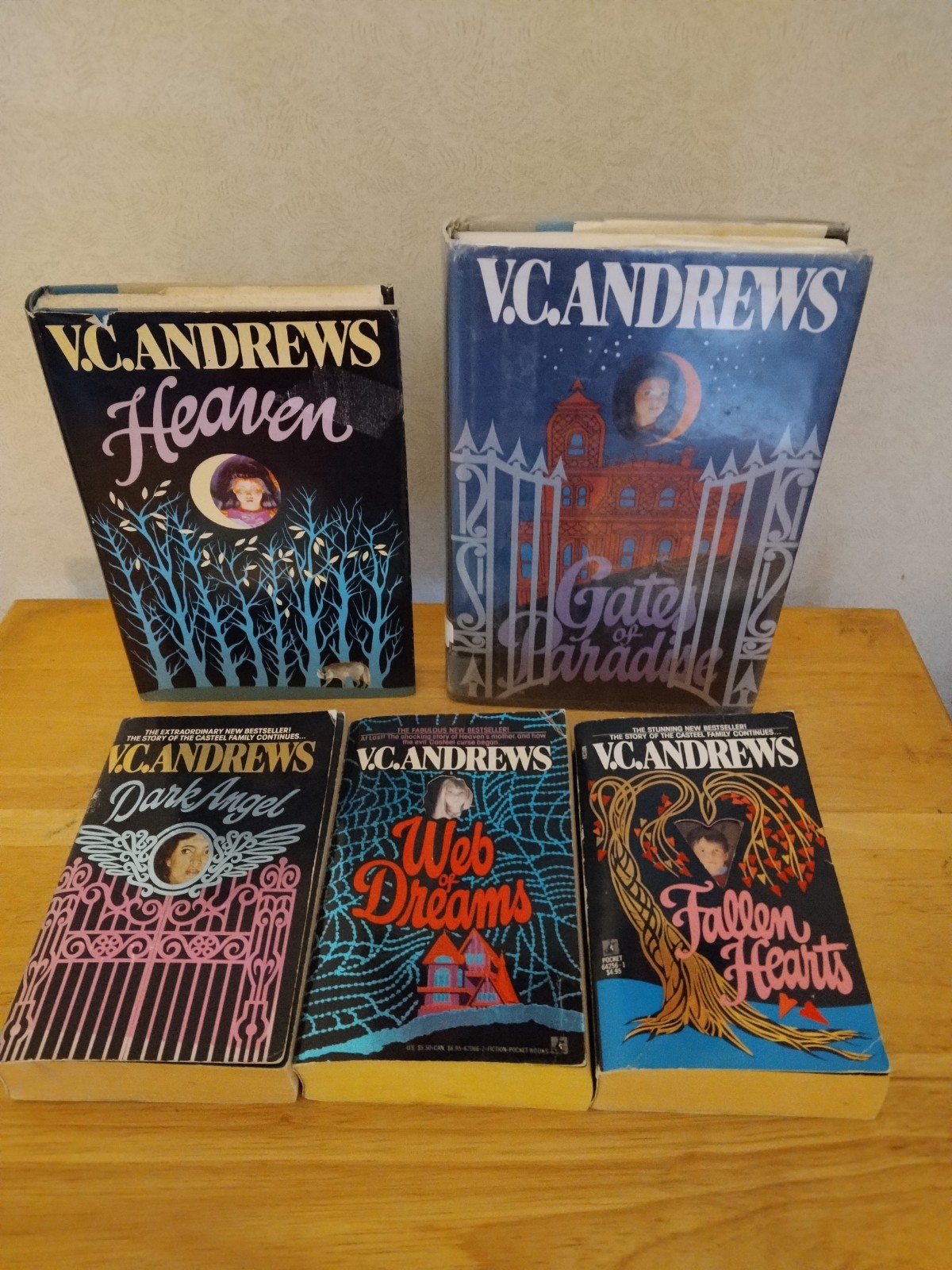 V.C. Andrews Casteel Family Complete Series 5 Books Set 3 PB & 2 HC