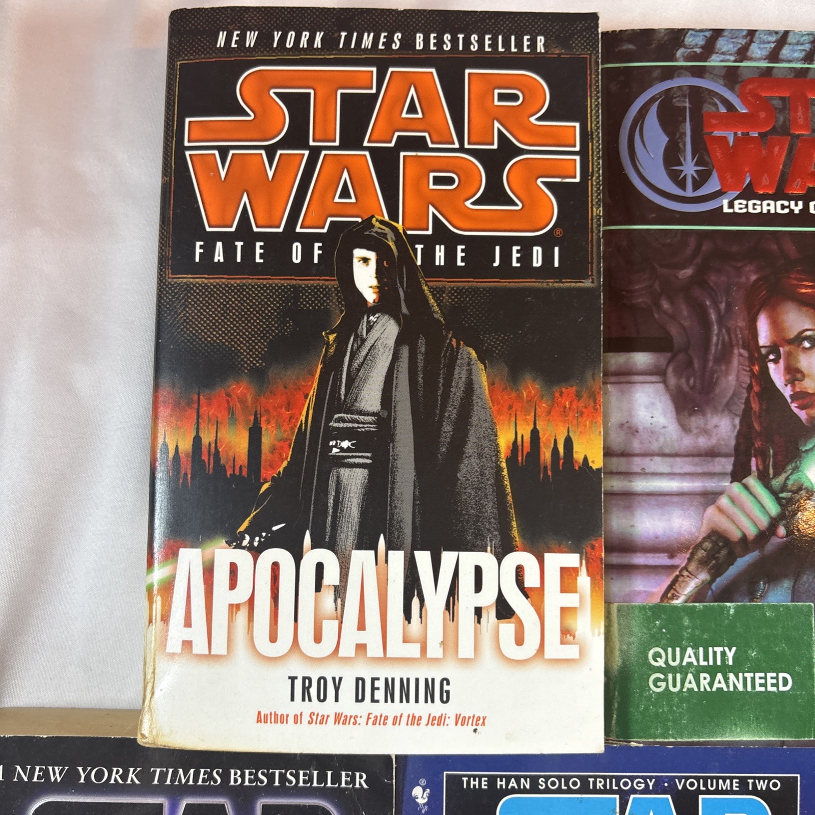 Star Wars Misc PB Book Lot Set Of 7 – Kenobi Darth Bane Force Unleashed etc..