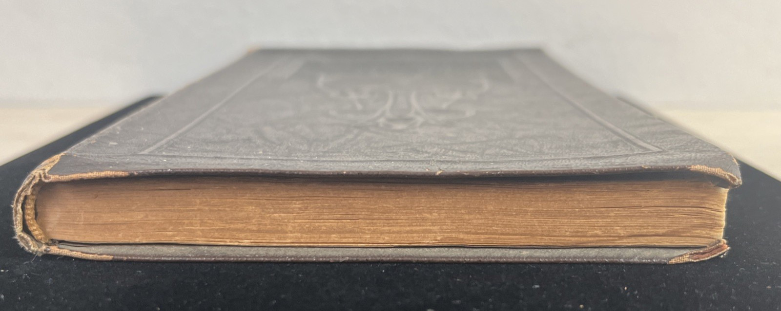 Vintage 1924 Leather-Bound One Hundred and One Famous Poems Roy J. Cook Leather