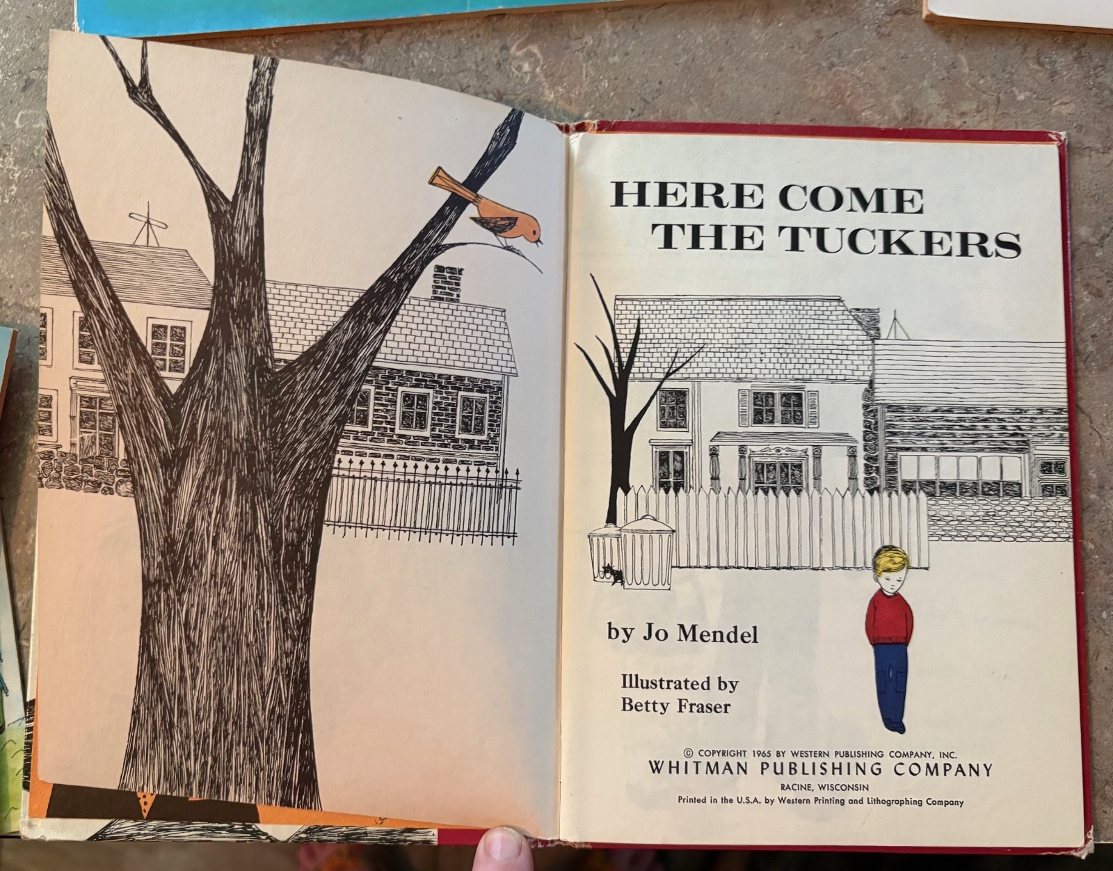 Lot of 8 vintage children’s pb books -Bear, Boy,Calvin,Georgie,Tuckers,BillyGoat