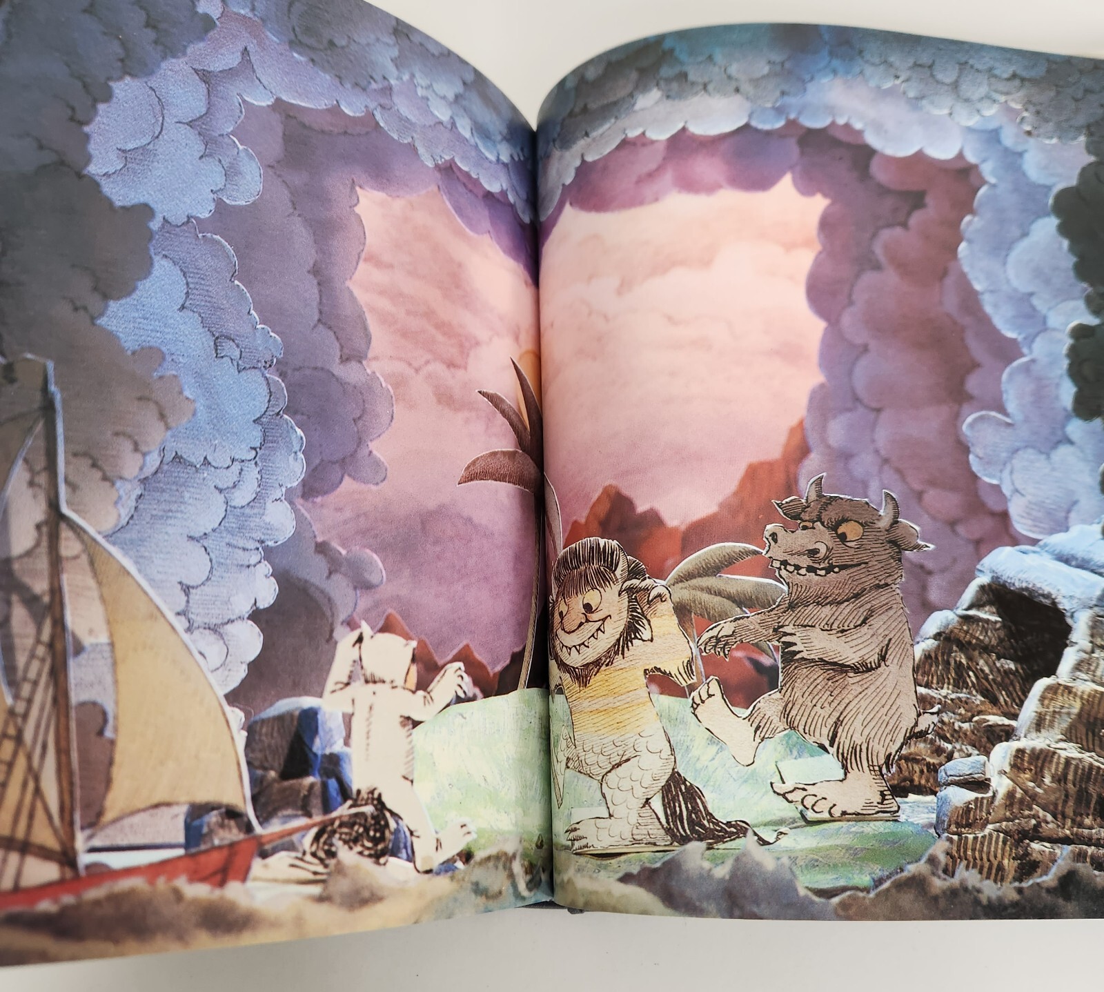 The Art of Maurice Sendak 1984 Edition Selma Lanes Hardcover Fold Out Pages