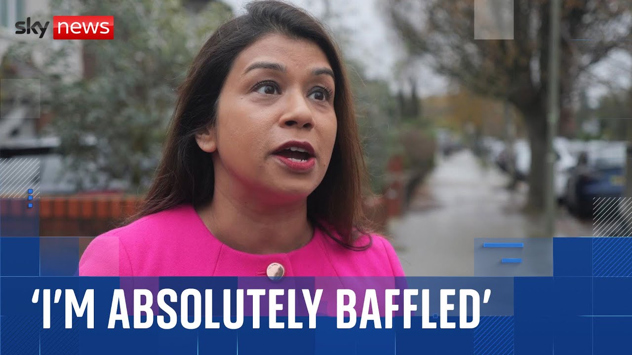 'I'm absolutely baffled by the whole thing,' says Labour MP Tulip Siddiq over jail sentence