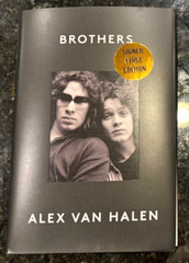 ALEX VAN HALEN BROTHERS Signed First Edition First Printing Specially Bound VH3