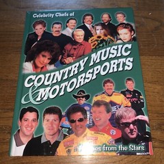 Celebrity Chefs Of Country Music & Motorsports Cookbook Recipe Book 268 Pages 💗