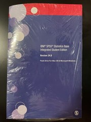 SAGE IBMÂ® SPSSÂ® Statistics v24.0 Student Version – Paperback – VERY GOOD