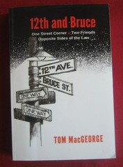 12th and Bruce ~ TOM MacGEORGE ~ Signed ~ One Street Corner-Two Friends