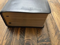 2017 Black Simulated Leather LDS Quad Scriptures 7-1/2” X 5-1/2”