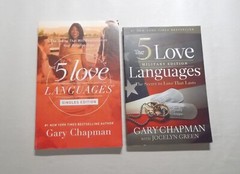 8 GARY CHAPMAN # MIXED LOT FIVE LOVE LANGUAGES W/STUDY GUIDE SINGLES MILITARY