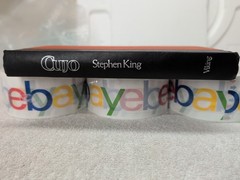 CUJO by Stephen King (1981) Early First Book Club Edition + Mylar ~ GC L-35!!!