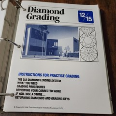 Diamond Grading GIA Ring Bound Gemological Institute Of America 1-22