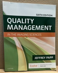 Quality Management in the Imaging Sciences Books