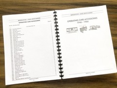 Lionel – Reproduction Factory Service Manuals Bundle of All Five Manuals