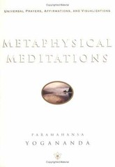 Metaphysical Meditations – Hardcover, by Paramahansa Yogananda – Very Good b