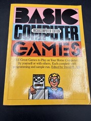 Basic Computer Games Microcomputer Edition David Ahi Early Home Computer 1st Ed