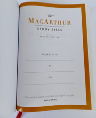 The MacArthur Study Bible Hardcover Second Edition Thomas Nelson Legacy Standard