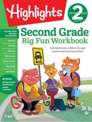 Second Grade Big Fun Workbook: Second Grade Curriculum Workbook for Kids,: New