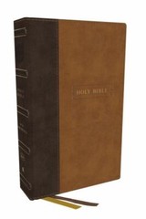 Holy Bible : King James Version, Brown, Leathersoft, Red Letter, Comfort Prin…