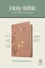 NLT Thinline Reference Bible, Filament Enabled (LeatherLike, Brushed Pink, Red..