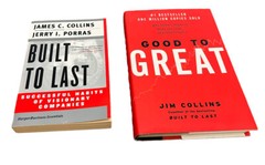 Lot Of 2 JIM COLLINS Books – Good to Great (HB) LN – Built To Last (PB) VG