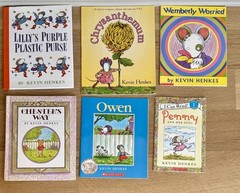 Lot Of 6 KEVIN HENKES Picture Books Lilly| Owen| Penny| Wemberly| Chester HB PB
