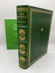The Republic ~ PLATO ~ Franklin Library Limited Edition Leather fine binding