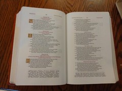 KJV Wide-Margin Reference Bible Sovereign Collection Leathersoft Brown Red lette