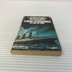 A Night to Remember History Paperback Book by Walter Lord from Bantam 1956