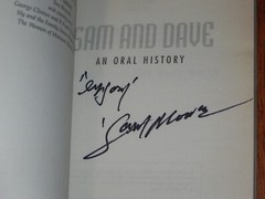 SIGNED Sam and Dave An Oral History SAM MOORE Stax Records Soul Man 1998 RARE