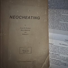 1st EDITION Neocheating Manuscript Book AND RARE Pamphlet by Frank R. Wallace
