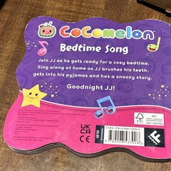 CoComelon Bedtime Song Board Book, Illustrated Picture Book, 2023 Farshore