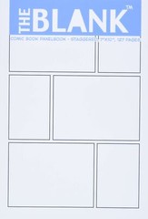The Blank Comic Book Panelbook – Staggered, 7″x10″, 127 Pages